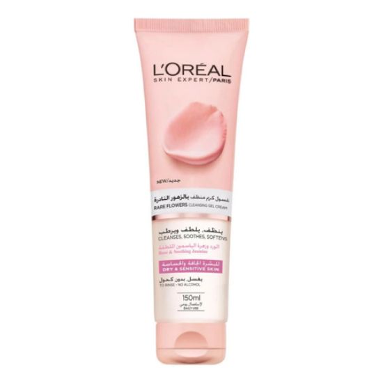 Picture of LOREAL DERMO RARE FLOWER SENSITIVE CLENSING GEL CRM 150ML