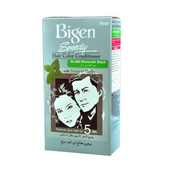 Picture of BIGEN SPEEDY HAIR COLOR BROWNISH BLACK 882