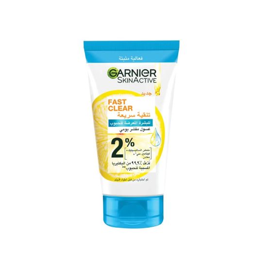 Picture of GARNIER SKINACTIVE FAST CLEAR ANTI ACNE 3 IN 1 WASH 150ML 60