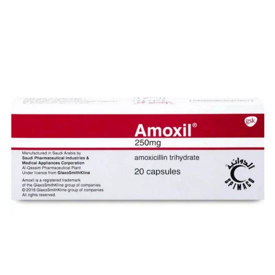 Picture of AMOXIL 250 MGE 20 CAP