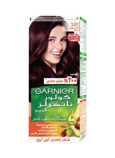 صورة غارنيه كولر ناتشرلز صبغه دائمه للشعر 3.61 احمرتوتي جذاب