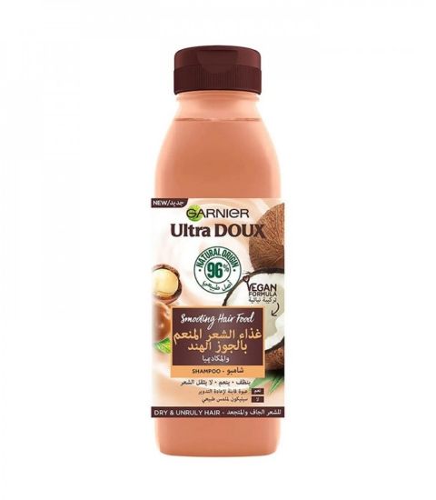 Picture of GARNIER ULTRA DOUX HAIR FOOD SHAMPOO SMOOT COCO 350ML 6061