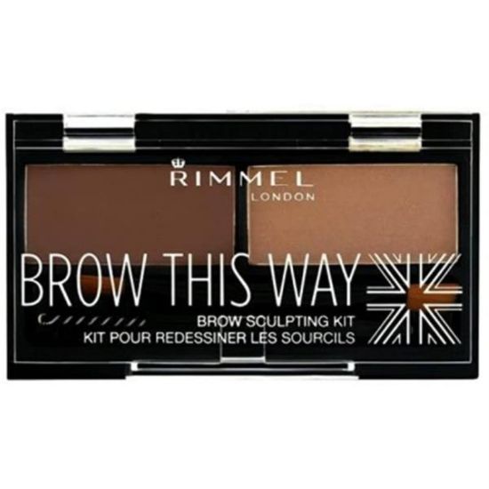 Picture of RIMMEL BROW THIS WAY SCULPTING MED BROWN EYEBROW KIT002-5037