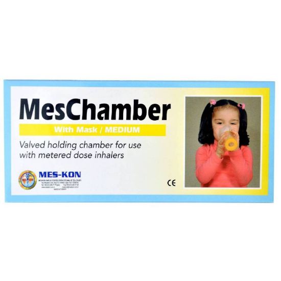 Picture of MESCHAMBER WITH MASK MEDIUM YELLOW#