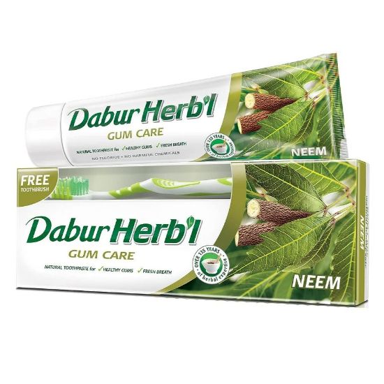 Picture of DABUR HERBAL NEEM T.P 150 ML + T.B FREE