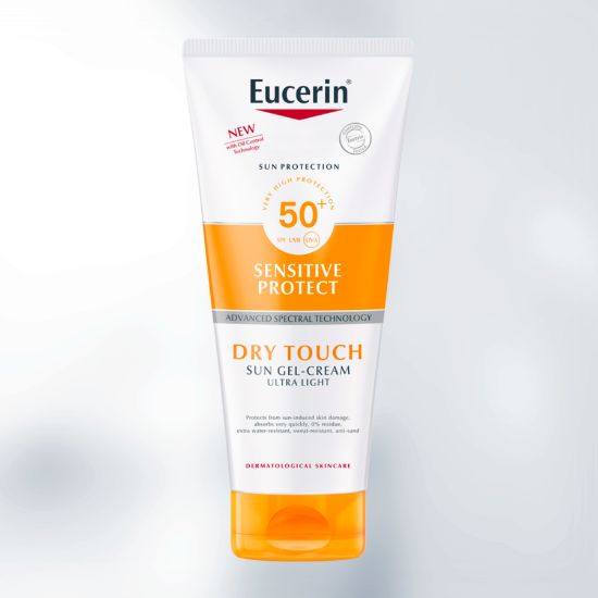 صورة يوسيرين كريم جل دراي تاتش للجسم +SPF50 شفاف 200مل