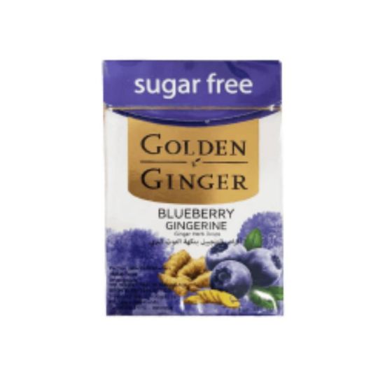 Picture of GOLDEN GINGER - BLUEBERRY LOZENGES 45G