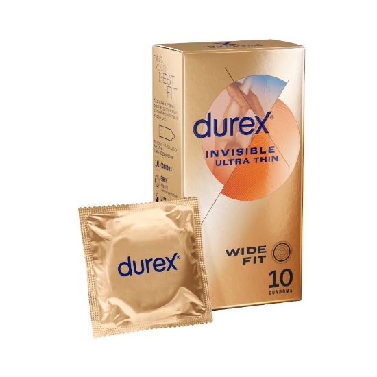 Picture of DUREX INVISIBLE CONDOMS 12 PCS 0738