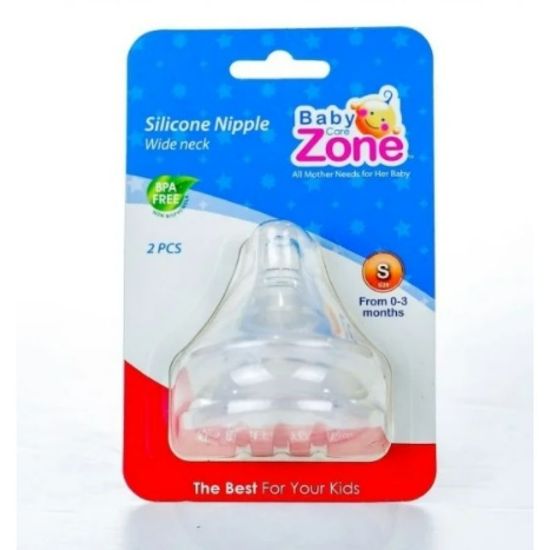 Picture of BABY ZONE NIPPLES 2S M -2391-BLF 8239