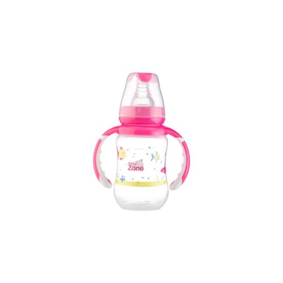 Picture of BABY ZONE PLASTIC BOTTLE 120-125 ML بمقبض BLF 8547