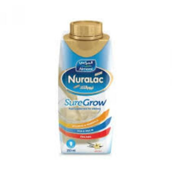 Picture of NURALAC PLUS SURE GROW VANILLA FLAVOR 250 ML X 24 - 4677
