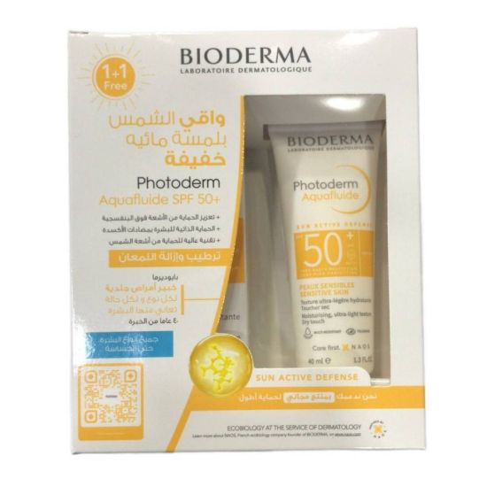 Picture of BIODERMA PHOTODERM AQUAFLUIDE 50+ NEU 40 KIT1+1