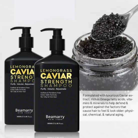 Picture of BEAMARRY LEMONGRASS CAVIAR STRENGTH SHAMPOO 380ML