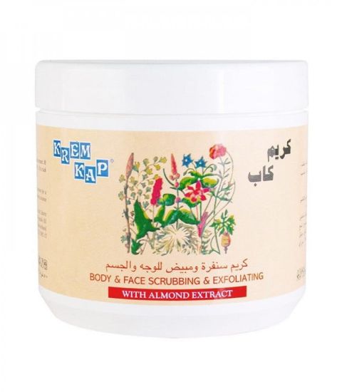 Picture of KAB SCRUB 500 GM FACE & BODY WITH ALMOND 500 ML