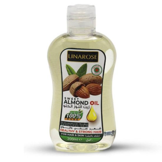 Picture of LINAROSE SWEET ALMOND OIL FOR HAIR AND SKIN  200 ML