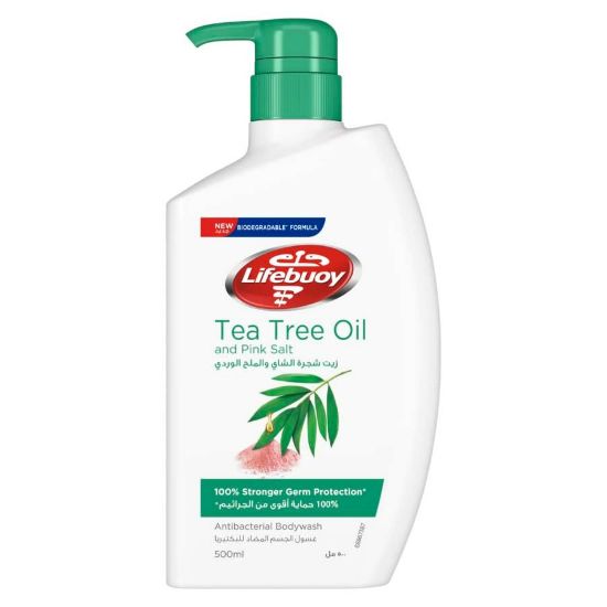 Picture of LIFEBUOY BODY WASH TEA+PINK SALT 500 ML (???+??? ????)