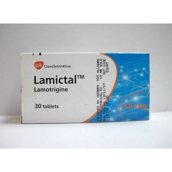 Picture of LAMICTAL 50 MG 30 TAB