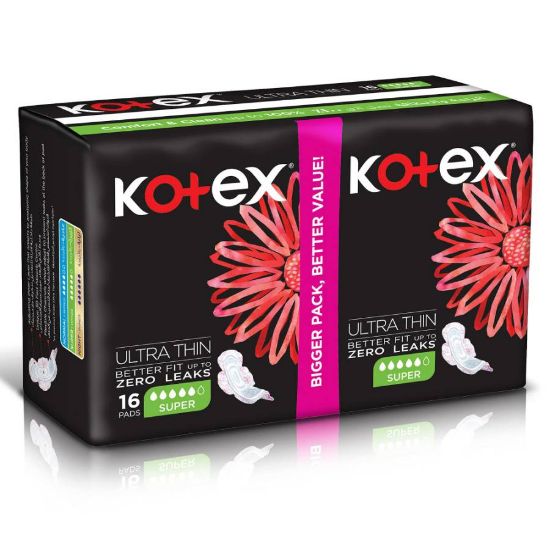 Picture of KOTEX ULTRA THIN SUPER WINGS 16 X 8 PADS 35746