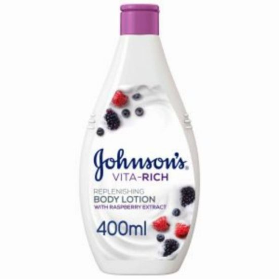 Picture of JOHNSON VITA RICH BODY LOTION REPLENISH RASPBRRY 400 ML (ALM