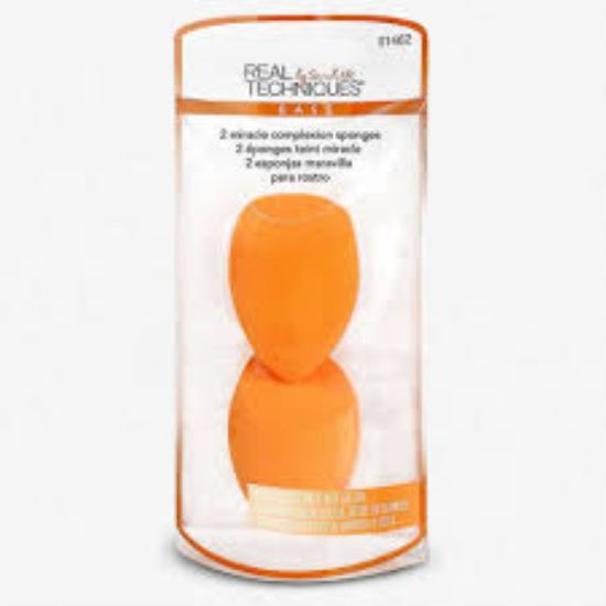Picture of REAL TECHNIQUE MIRACLE SKIN MAKEUP SPONGE  2 SPONGES 24