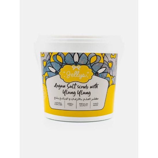 Picture of JELLYS ARGAN AND YLANG YLANG SALT SCRUB 600G