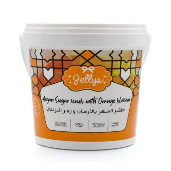 Picture of JELLYS SUGAR SCRUB WITH ARGAN AND ORANGE BLOSSOM 600G