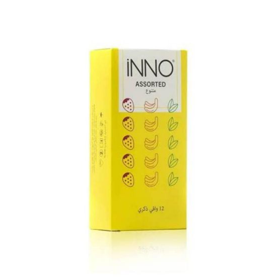 Picture of INNO CONDOM/ASSORTED COLORS FLAVOURS 1*3