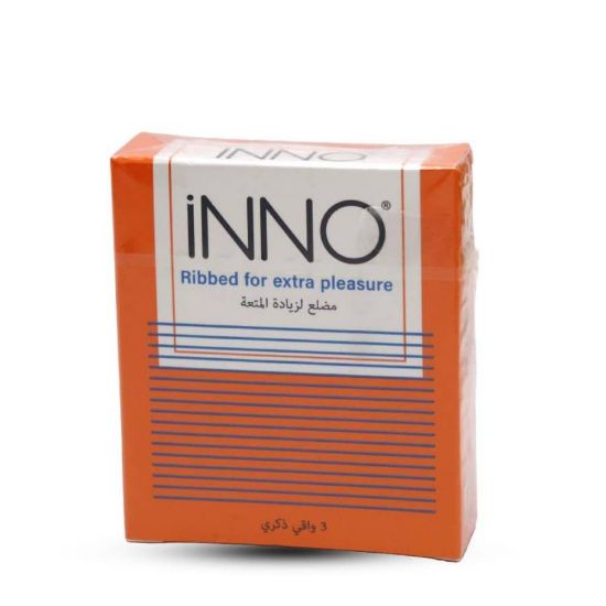 Picture of INNO CONDOM/RIBBED 1*3