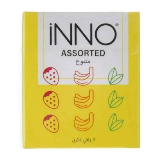 Picture of INNO ASSORTED FLAVOURS CONDOM 3 PCS#