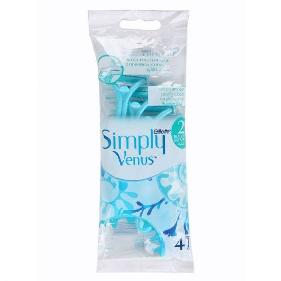 Picture of GILLETTE SIMPLY VENUS 2 DIS 4 RAZORS 32516