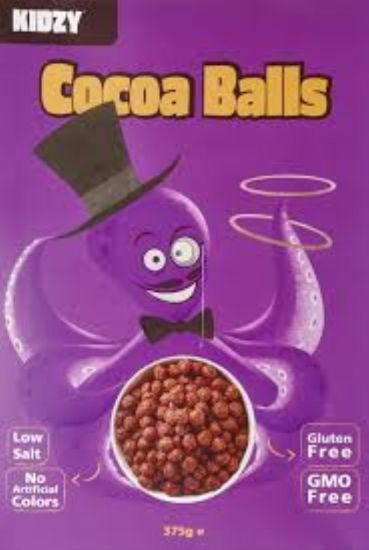 صورة Kidzy Cornflakes Cocoa Balls  8 x 375 Gr
