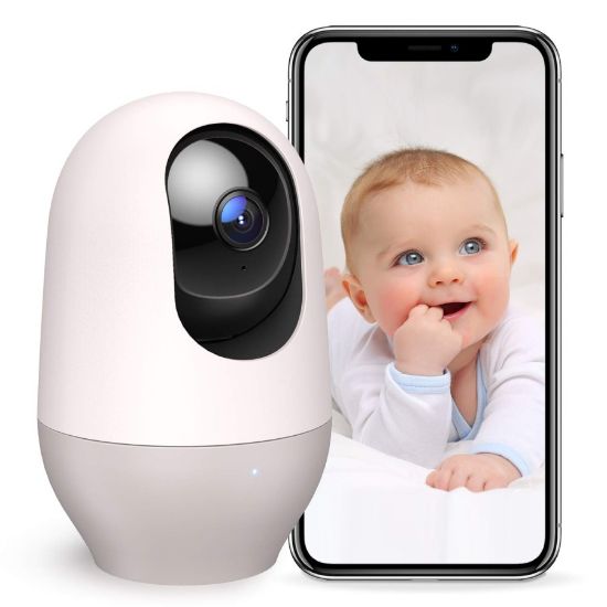 Picture of NOOIE BABY MONITOR, WIFI CAMERA INDOOR, 360-DEGREE IP CAMERA