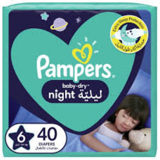 Picture of PAMPERS NIGHT 6 - 2 X 40-11515004-8235