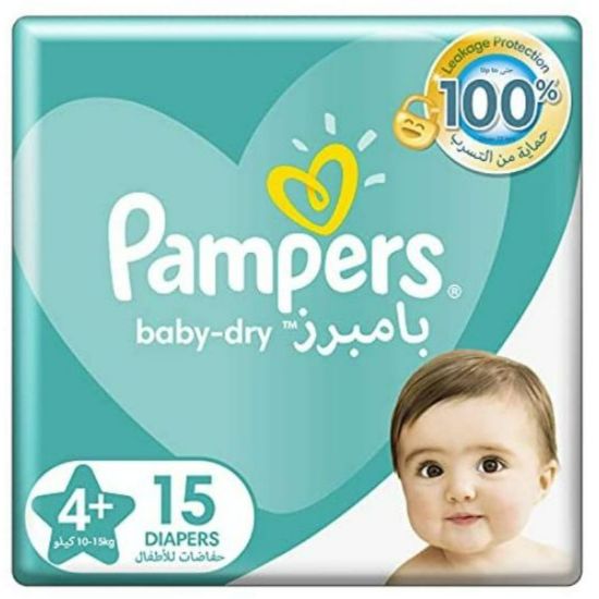 Picture of PAMPERS LARGE 4+ 9-20 KG 6 X 15 - 406488-11501293