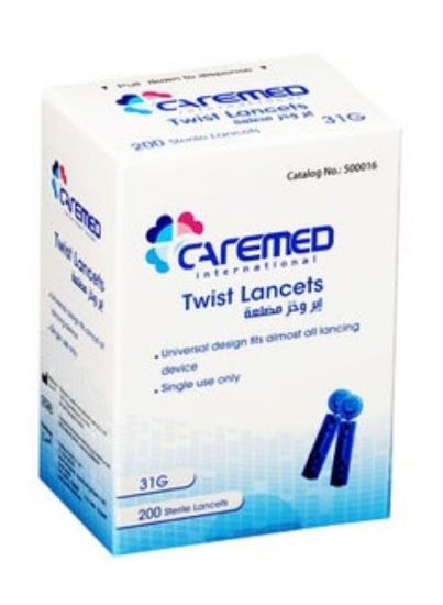 Picture of CAREMED LANCETS 31 G 200 PCS##