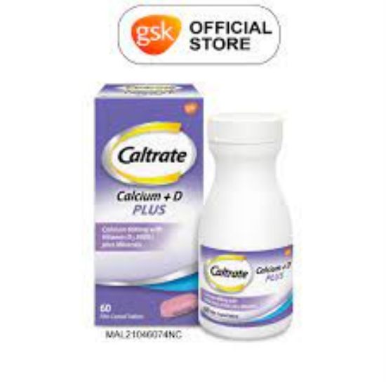 Picture of CALTRATE 600 MG W/VITAMIN – D PLUS 60 TAB