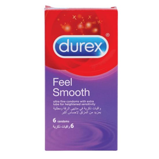 Picture of DUREX SMOOTH FEEL CONDOMS 6 PCS 4471