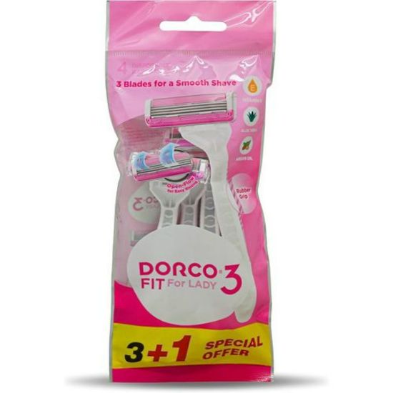 Picture of DORCO 3 FIT FOR LADY :TRC100PK-4P (3+1) POLY BAG,