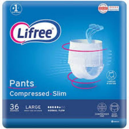 Picture of LIFREE CULOTTE ADULT MEGA LARGE 3 CUPS 2 X 36 17572-727