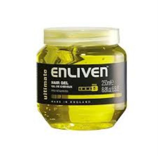 Picture of ENLIVEN MEN HAIR GEL ULTIMATE YELLOW 250 ML