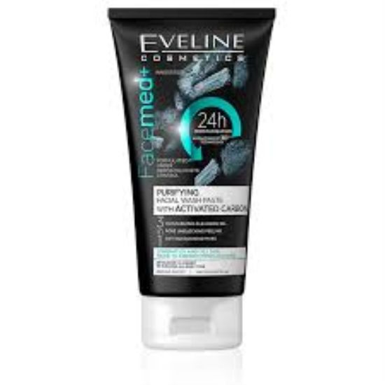 Picture of EVELINE FACEMED+ PURIFYING CARBON WASH PASTE OILY SKIN 150ML
