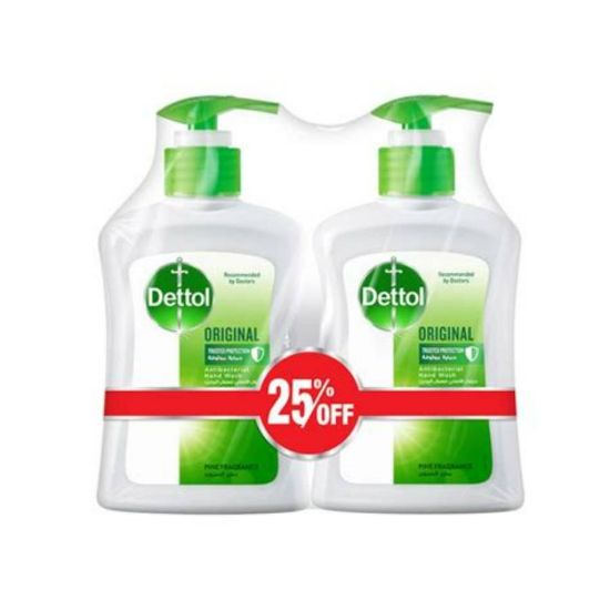 Picture of DETTOL H.WASH ORIGINAL 2X200ML SAVE 25%