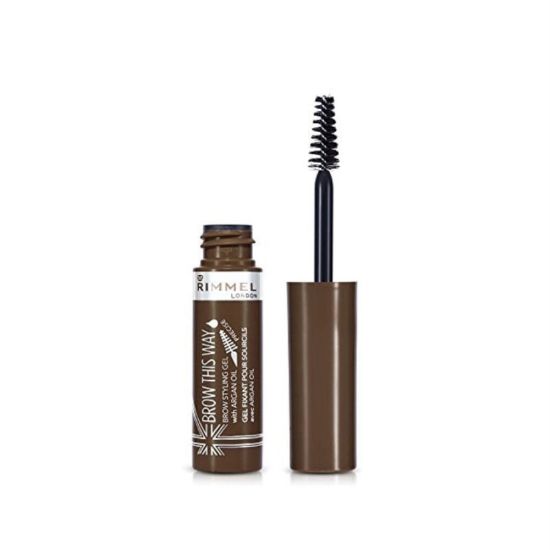 Picture of RIMMEL BROW THIS WAY ORGNA OIL MED BROWN EYEBROW GEL002-5632