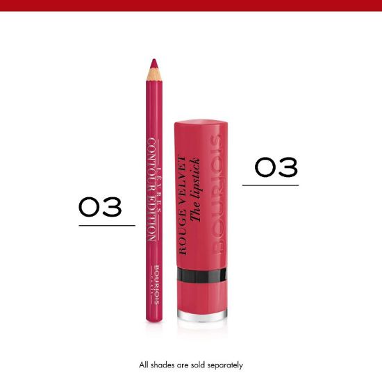 Picture of BOURJOIS LEVRES CONTOUR EDITION 03 ALERTE ROSE 0313