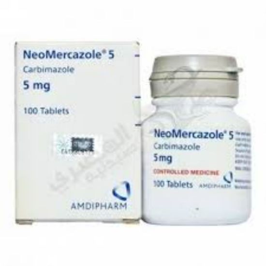 Picture of NEO MERCAZOLE 5 MG 100 TAB