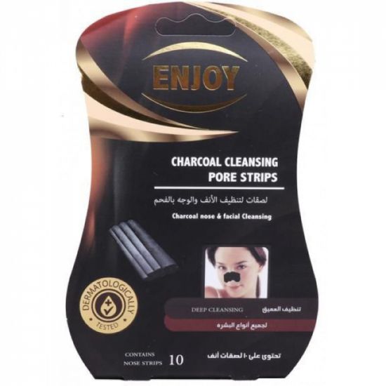 Picture of ENJOY NOSE STRIPS CHARCOAL CLEANSING 10 PCS 23598