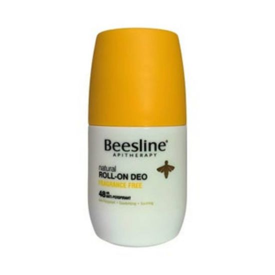 Picture of BEESLINE FRAGRANCE FREE  ROLL ON DEODORANT YELLOW 50ML