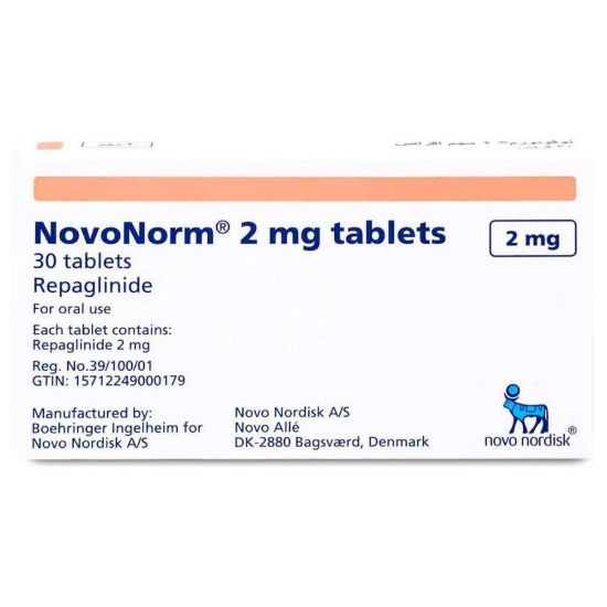 Picture of NOVONORM 2 MG 30 TAB
