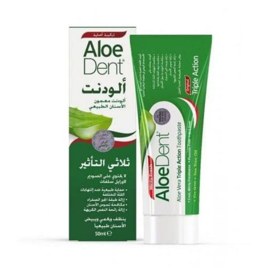 Picture of ALOE DENT SPEARMINT TRIPLE ACTION T.P 100 ML 2649