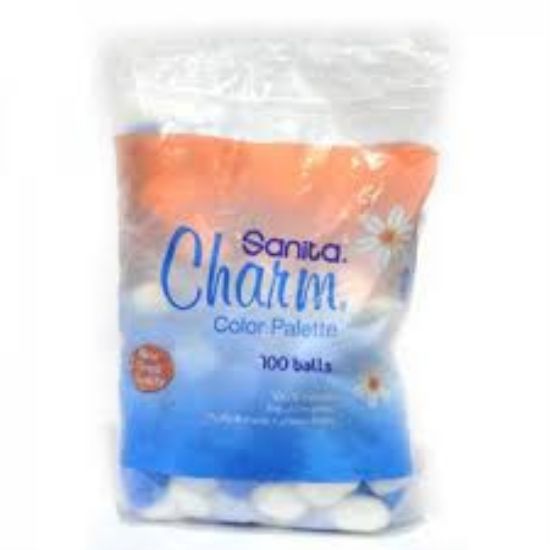 Picture of CHARM COTTON BALLS COLORED 100 G X 24 W509S01-0034